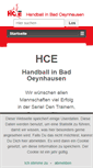 Mobile Screenshot of hce-bad-oeynhausen.de